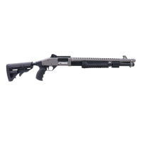 Imagem de ESPINGARDA CAL.12GA 19" CBC PUMP MILITARY 3.0 CR COM ACESSORIOS - CERAKOTE TUNGSTEN